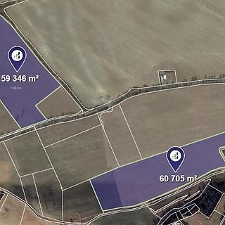 Prodej zemědělské půdy 60026 m² Vysoká
