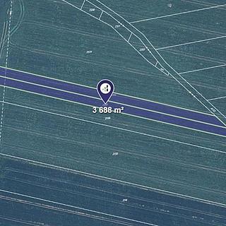Prodej zemědělské půdy 615 m&sup2; Vojkovice