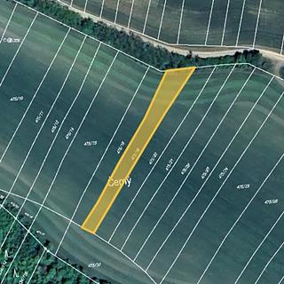 Prodej zemědělské půdy 227 m&sup2; Biskoupky