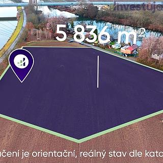 Prodej komerčního pozemku 5836 m&sup2; Pardubice