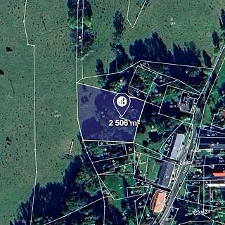 Prodej ostatních pozemků 2506 m&sup2; Verneřice