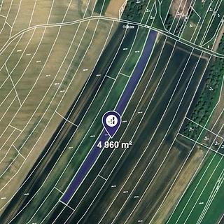 Prodej zemědělské půdy 4960 m&sup2; Křižínkov