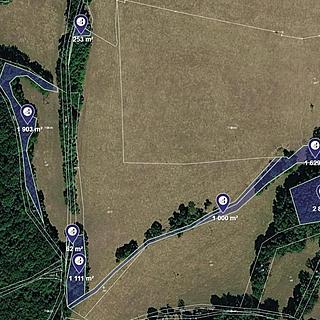 Prodej lesa 1460 m&sup2; Povrly