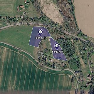 Prodej zemědělské půdy 11885 m&sup2; Chotoviny