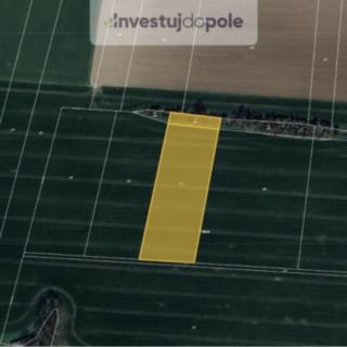 Prodej zemědělské půdy 1362 m&sup2; Čepí