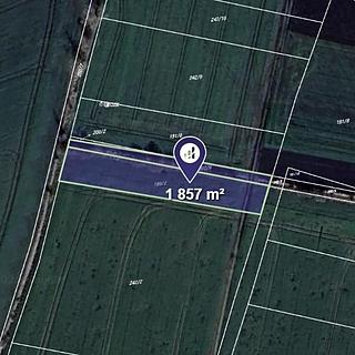 Prodej zemědělské půdy 1857 m&sup2; Okřínek