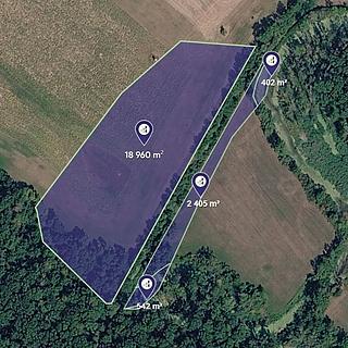 Prodej zemědělské půdy 3718 m&sup2; Tvrdonice