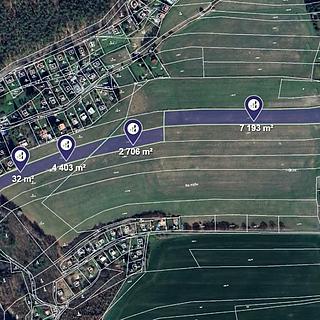 Prodej zemědělské půdy 3741 m&sup2; Černé Voděrady