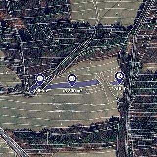 Prodej louky 32380 m&sup2; Petrůvka