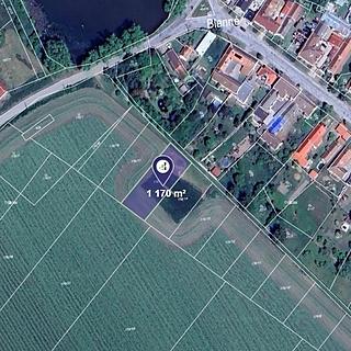 Prodej zemědělské půdy 1170 m&sup2; Blanné