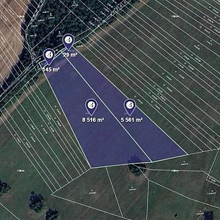 Prodej louky 1781 m&sup2; Mikulčice