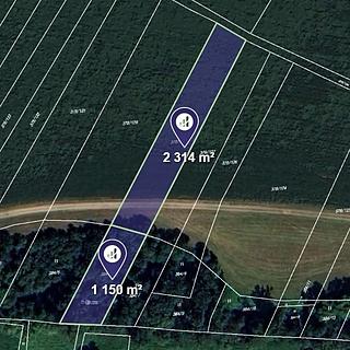 Prodej zemědělské půdy 3464 m&sup2; Zámrsky