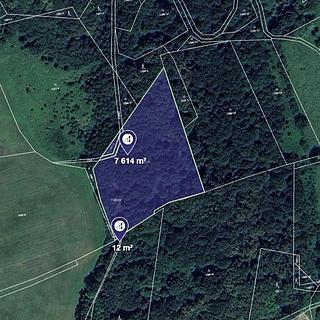 Prodej louky 7626 m&sup2; Nový Jičín