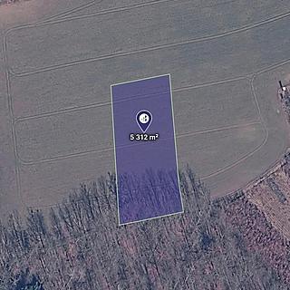 Prodej zemědělské půdy 5312 m&sup2; Obrubce