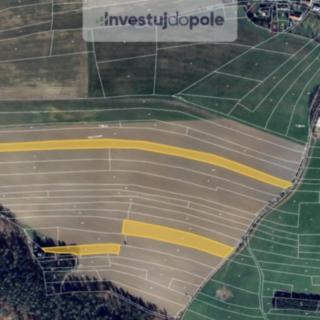 Prodej zemědělské půdy 1559 m&sup2; Chocerady