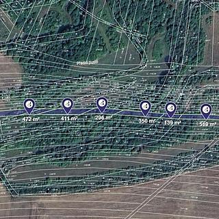 Prodej louky 2187 m&sup2; Těmice