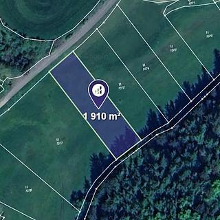Prodej louky 955 m&sup2; Hlohovice