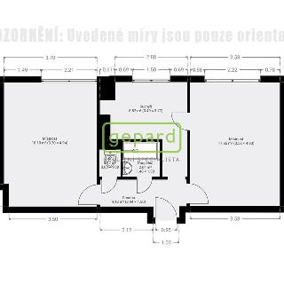 Prodej bytu 2+1 48 m² Louny, 28. října