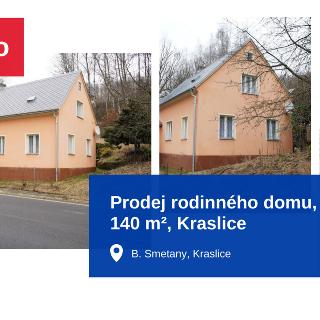 Prodej rodinného domu 140 m² Kraslice, B. Smetany