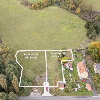 Prodej stavební parcely 1981 m² Hájek