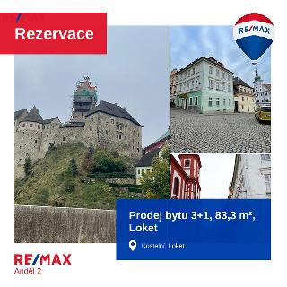 Prodej bytu 3+1 83 m² Loket, Kostelní