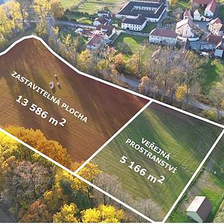 Prodej stavební parcely 19527 m&sup2; Strýčice