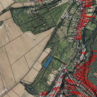 Prodej podílu ostatních pozemků 1622 m² Třebichovice