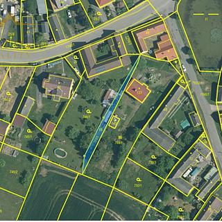 Prodej zahrady 221 m&sup2; Borkovice