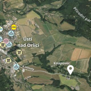 Prodej stavební parcely 2 867 m² Ústí nad Orlicí