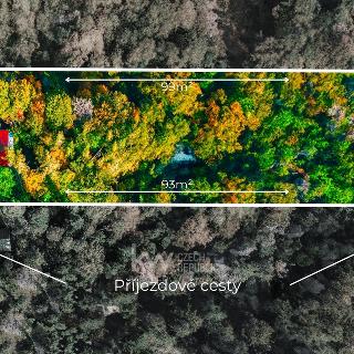 Prodej stavební parcely 2 845 m² Štěchovice, 