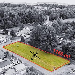 Prodej stavební parcely 1166 m&sup2; Sedliště