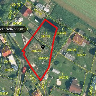 Prodej zahrady 533 m² Tachov, 