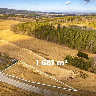 Prodej stavební parcely 1 681 m² Vrábče