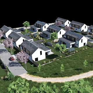 Prodej stavební parcely 619 m&sup2; Velká Bystřice