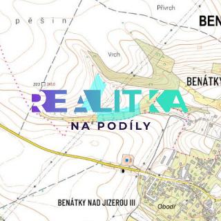 Prodej zemědělské půdy 21 376 m² Benátky nad Jizerou, 