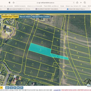 Prodej stavební parcely 1 650 m² Zlín, Šefranice