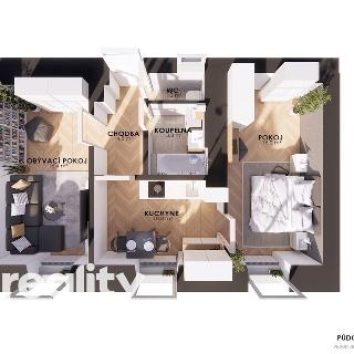 Prodej bytu 1+1 52 m² Úsobí