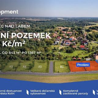 Prodej stavební parcely 878 m² Týnec nad Labem