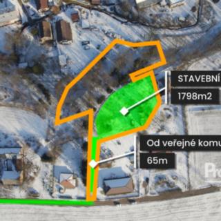 Prodej stavební parcely 4902 m² Moravská Třebová