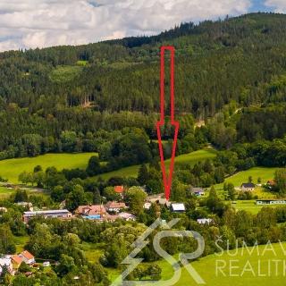 Prodej stavební parcely 638 m² Kašperské Hory, Vimperská