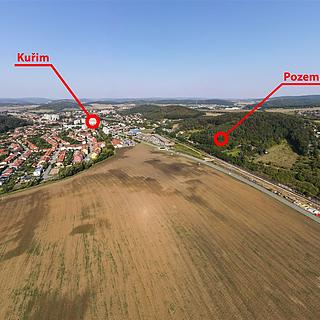 Prodej komerčního pozemku 4736 m² Kuřim