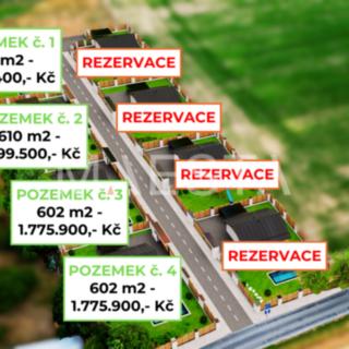 Prodej stavební parcely 602 m² Újezd u Svatého Kříže