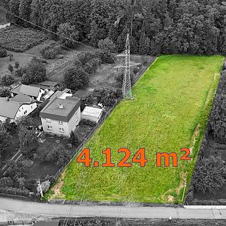 Prodej stavební parcely 4124 m&sup2; Ostrava