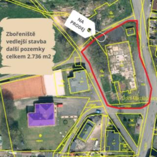 Prodej komerčního pozemku 2736 m&sup2; Mikulášovice