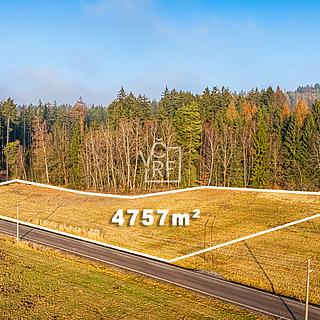 Prodej stavební parcely 4757 m&sup2; Doubravice