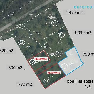 Prodej stavební parcely 750 m² Plzeň, 