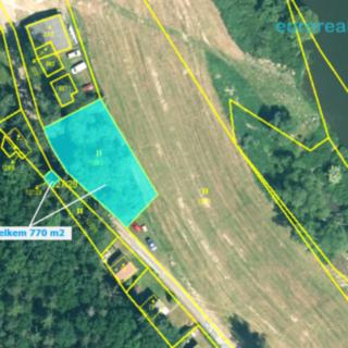 Prodej stavební parcely 770 m² Kladruby
