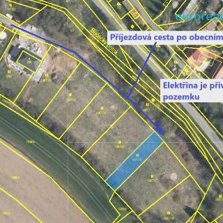 Prodej stavební parcely 494 m² Výrov, 