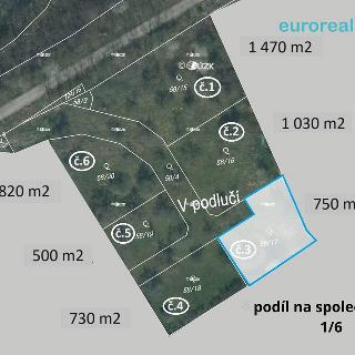 Prodej stavební parcely 750 m² Plzeň, 