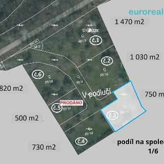 Prodej stavební parcely 750 m² Plzeň, 